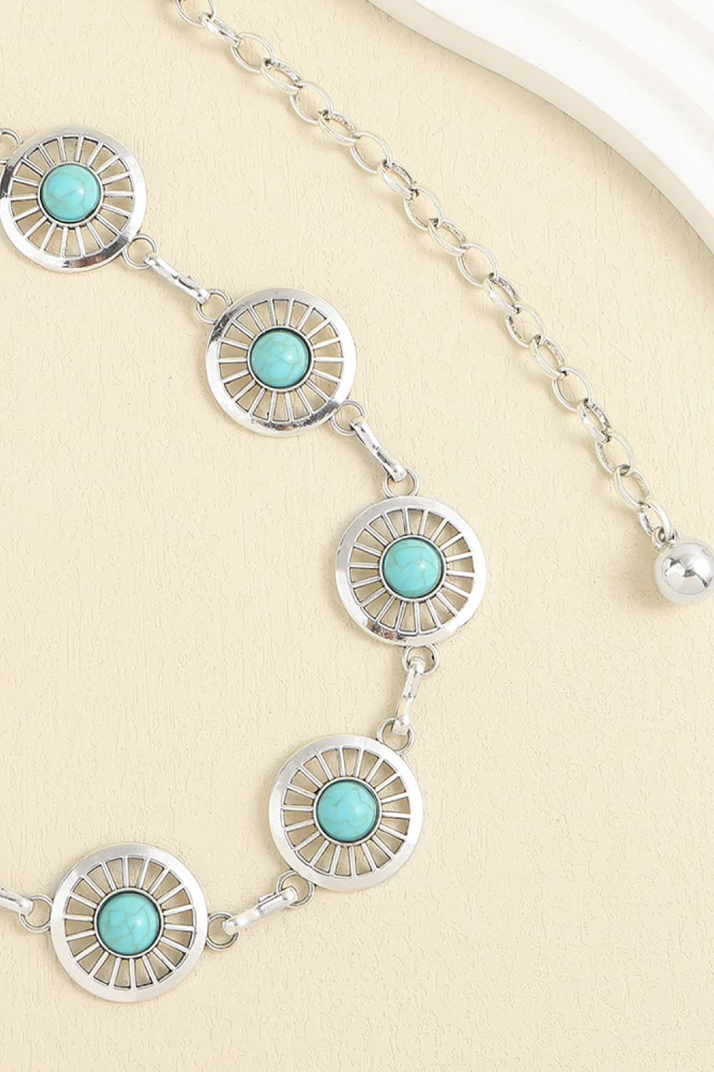Vintage Turquoise Alloy Belt - Mad Gringa Hats & Boutique