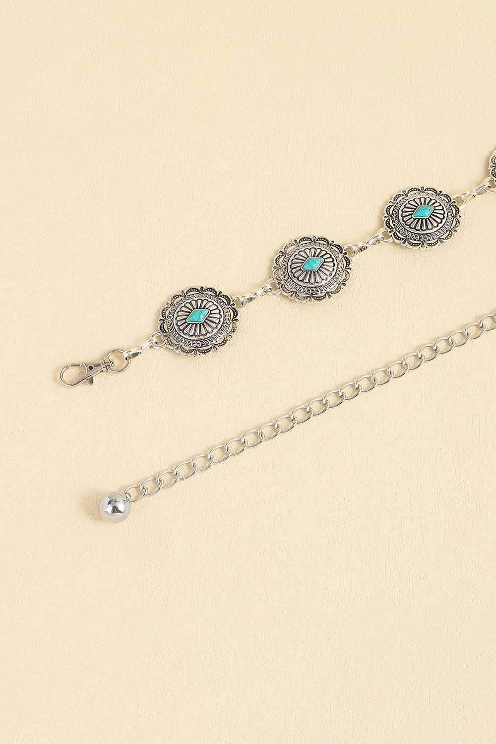 Vintage Turquoise Alloy Belt - Mad Gringa Hats & Boutique