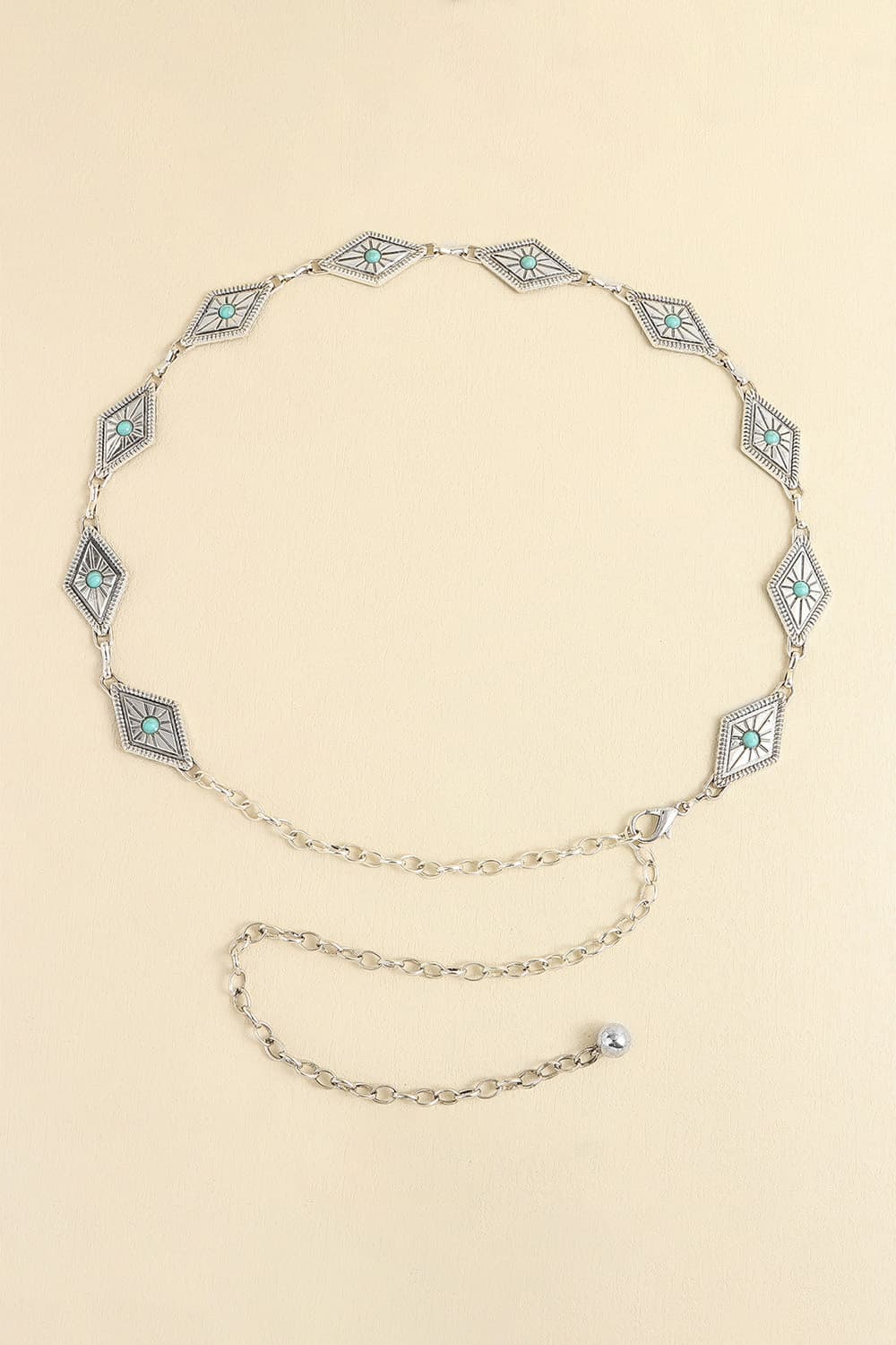 Vintage Turquoise Alloy Belt - Mad Gringa Hats & Boutique