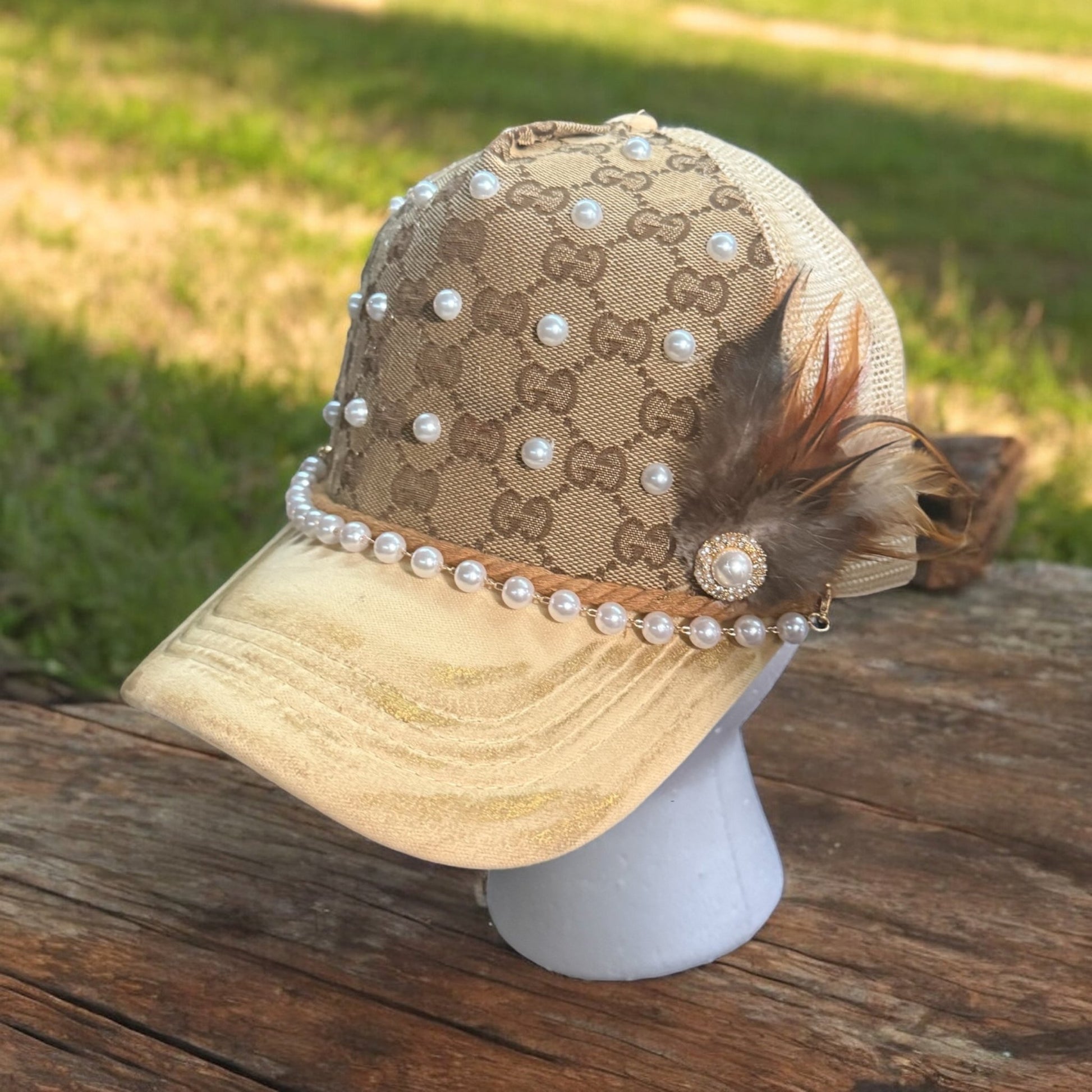 Boujee G Trucker Hat - Mad Gringa Hats & Boutique