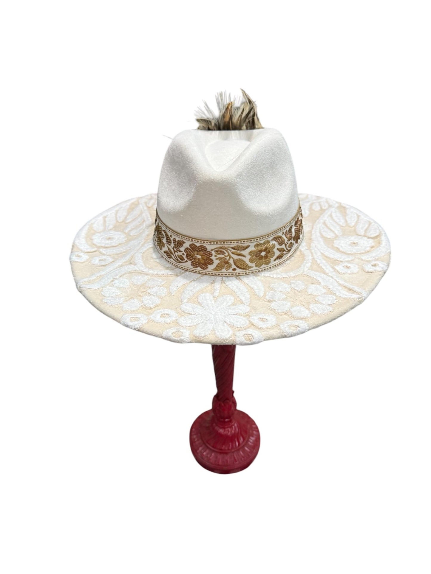 Country Wedding in Cream - Mad Gringa Hats & Boutique