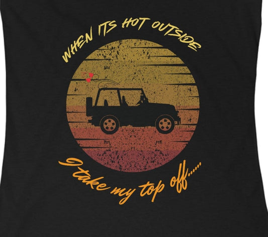 I Take My Top Off - Women's Ideal Racerback Tank - Mad Gringa Hats & Boutique