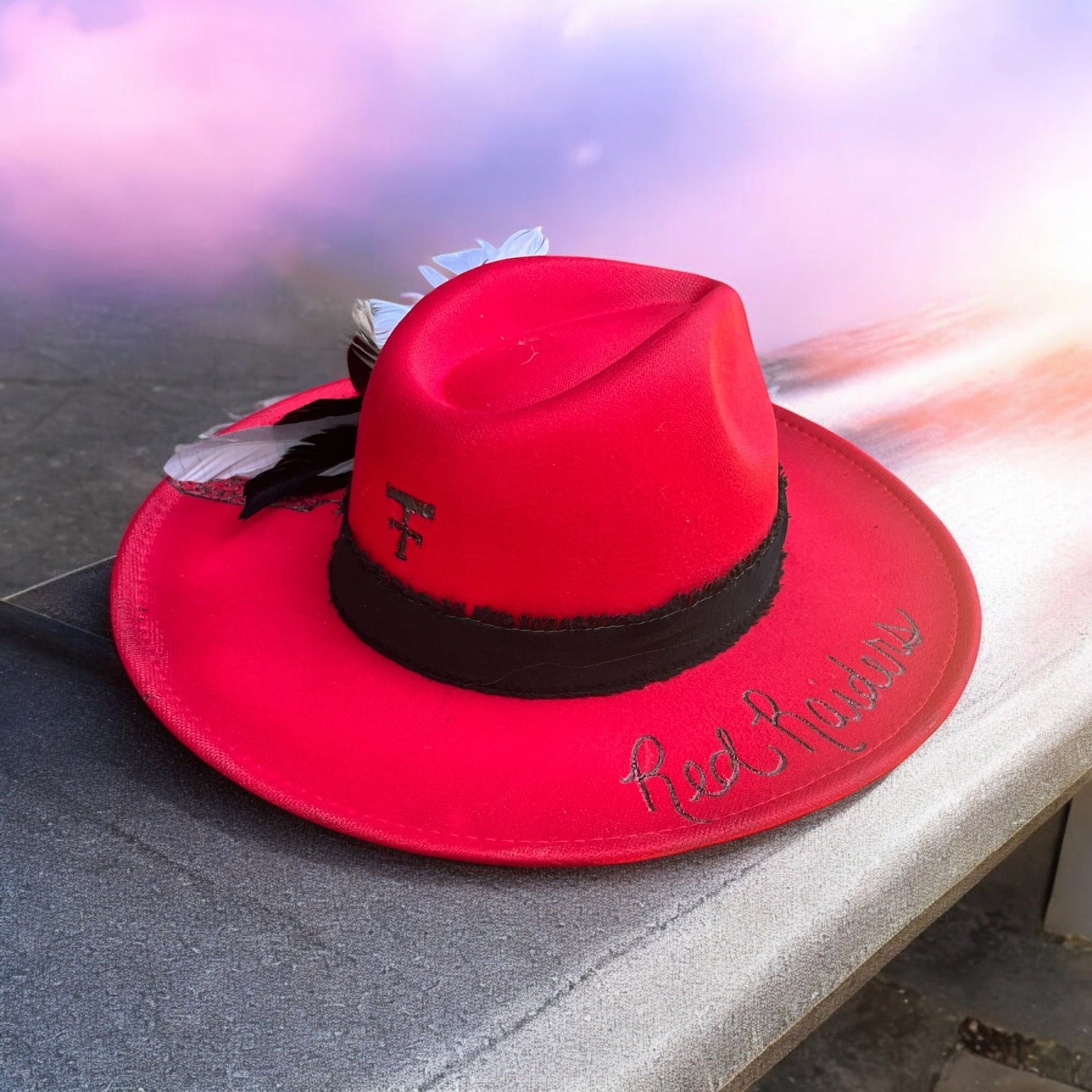 Lady In Red “Raider” - Mad Gringa Hats & Boutique