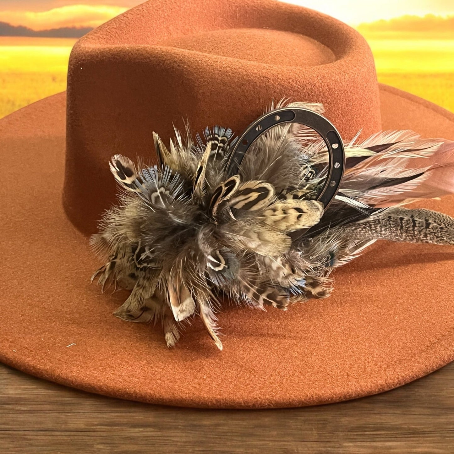 Lucky Horseshoe Hat Fascinator - Mad Gringa Hats & Boutique