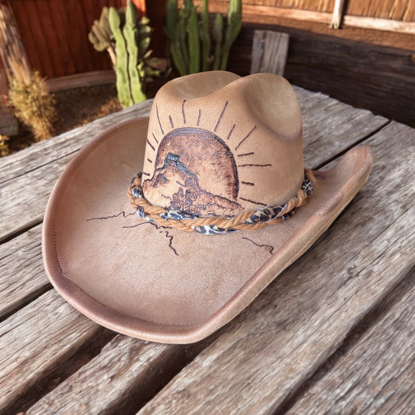 Stay Wild Cowgirl Burned Hat - Mad Gringa Hats & Boutique