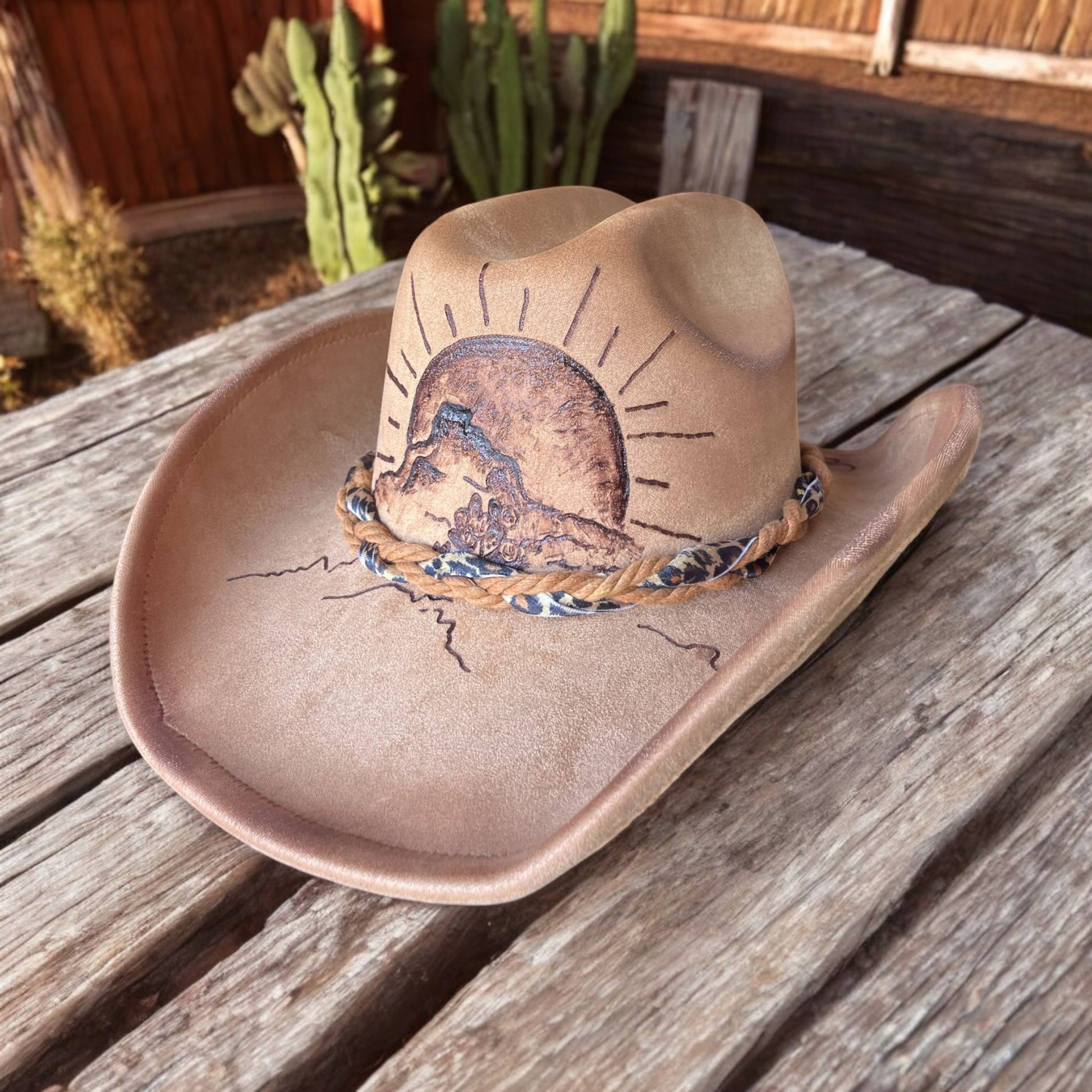 Stay Wild Cowgirl Burned Hat - Mad Gringa Hats & Boutique