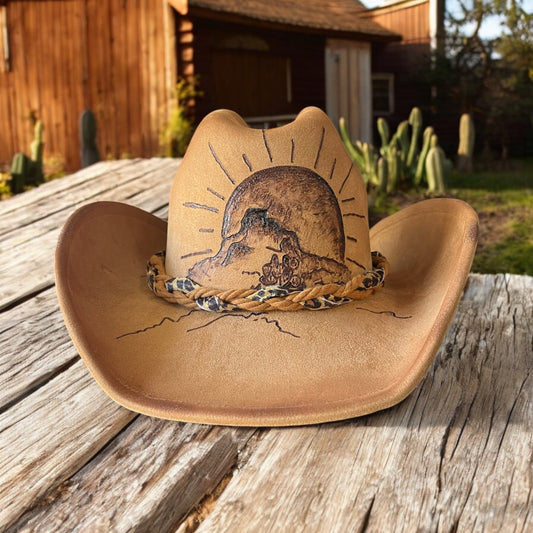 Stay Wild Cowgirl Burned Hat - Mad Gringa Hats & Boutique