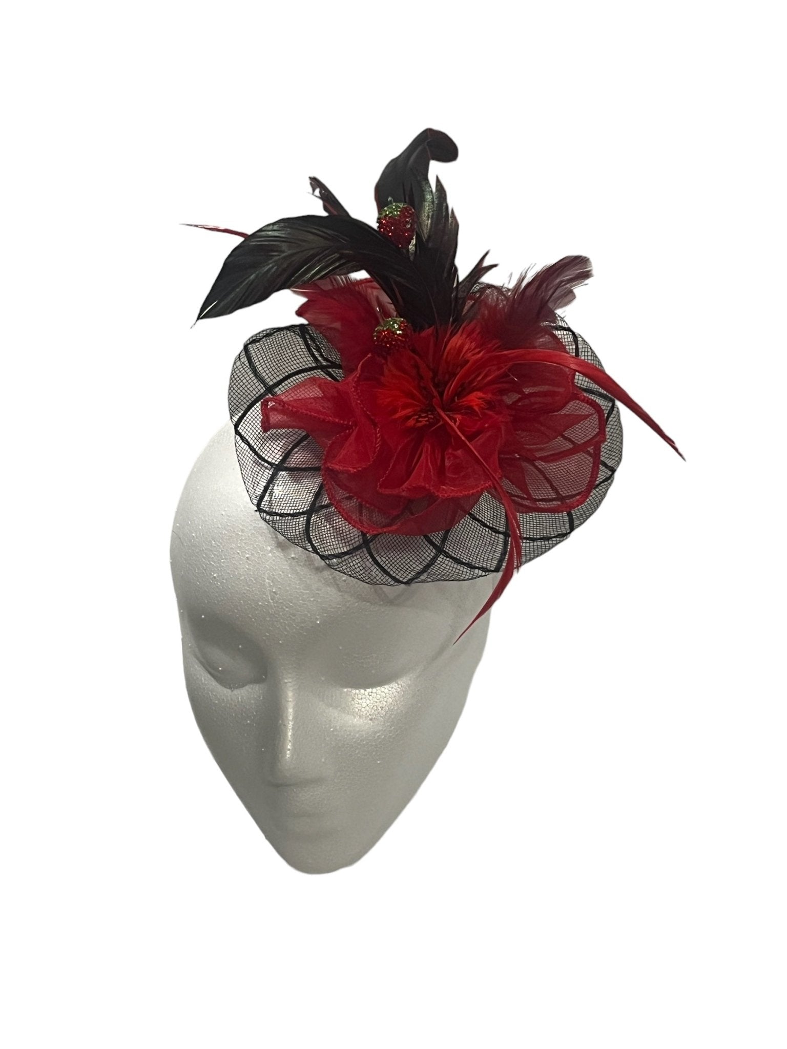 Strawberry Derby Hat - Mad Gringa Hats & Boutique