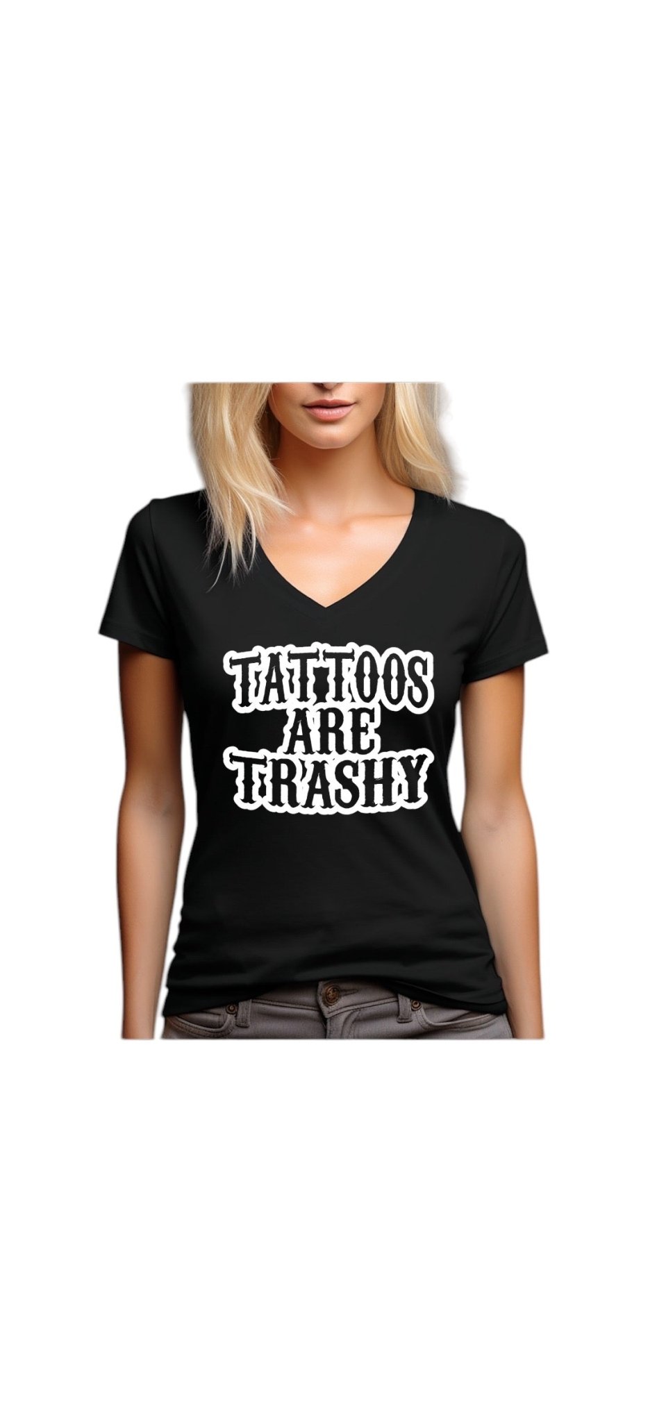 Tattoos Are Trashy Tee - Mad Gringa Hats & Boutique