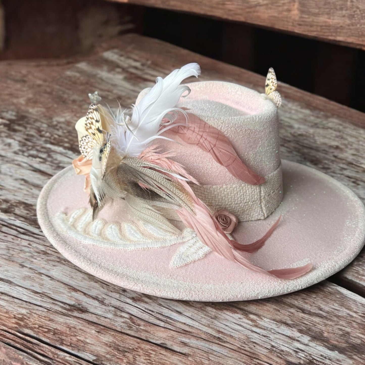 Tea Rose Rancher Hat - Mad Gringa Hats & Boutique