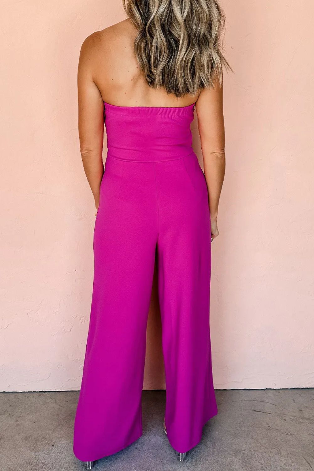 Tied Tube Wide Leg Jumpsuit - Mad Gringa Hats & Boutique