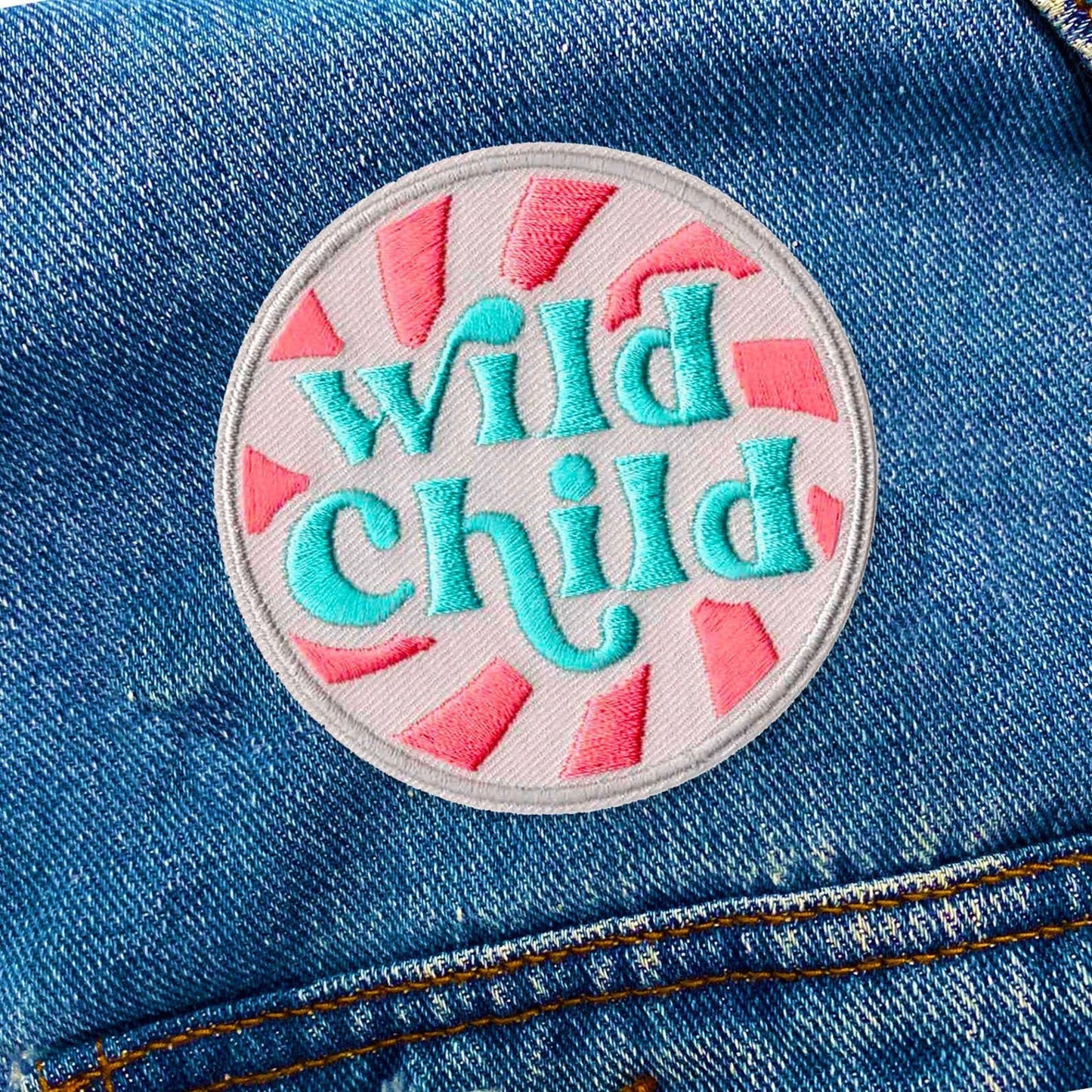Wild Child Iron On Patch - Mad Gringa Hats & Boutique