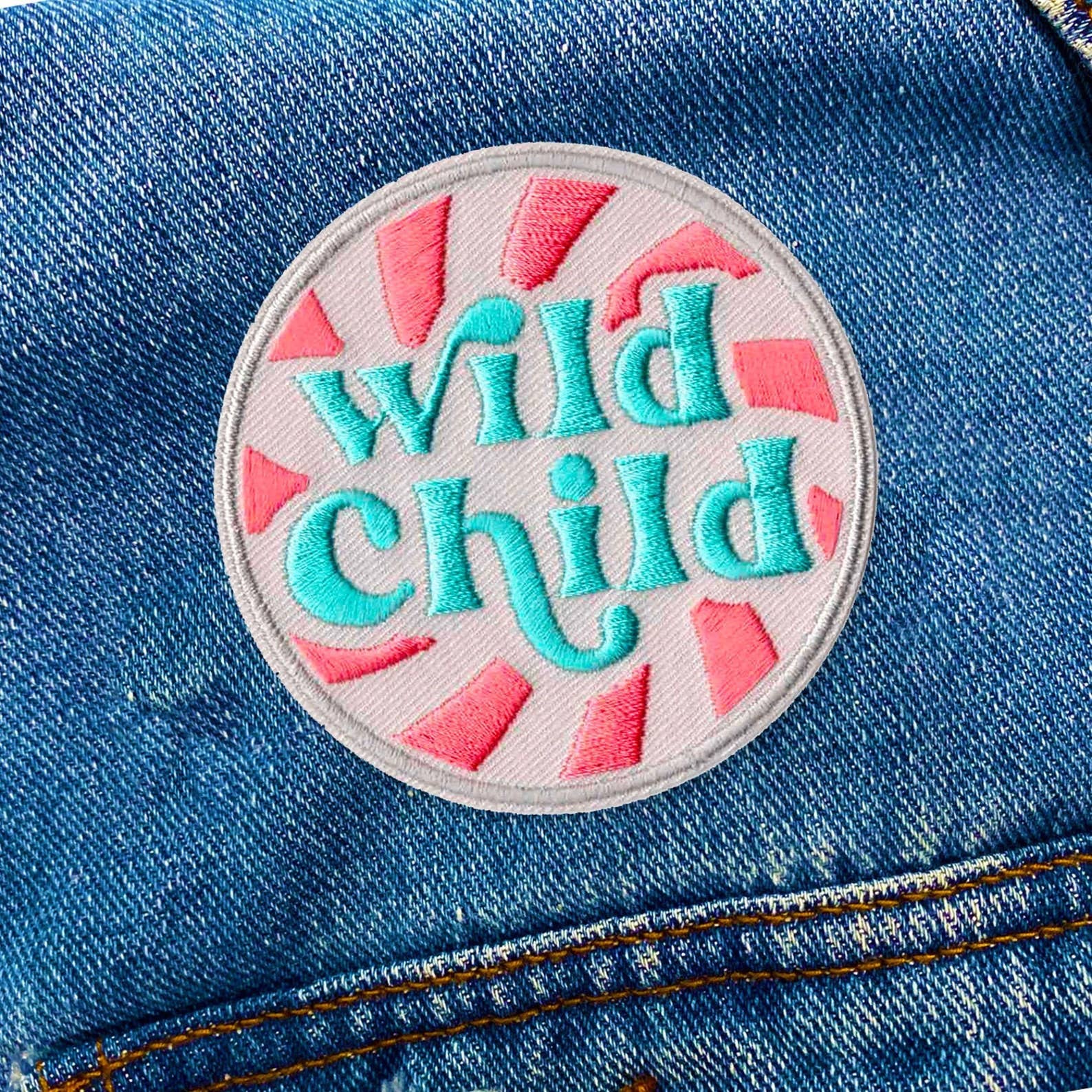 Wild Child Iron On Patch - Mad Gringa Hats & Boutique
