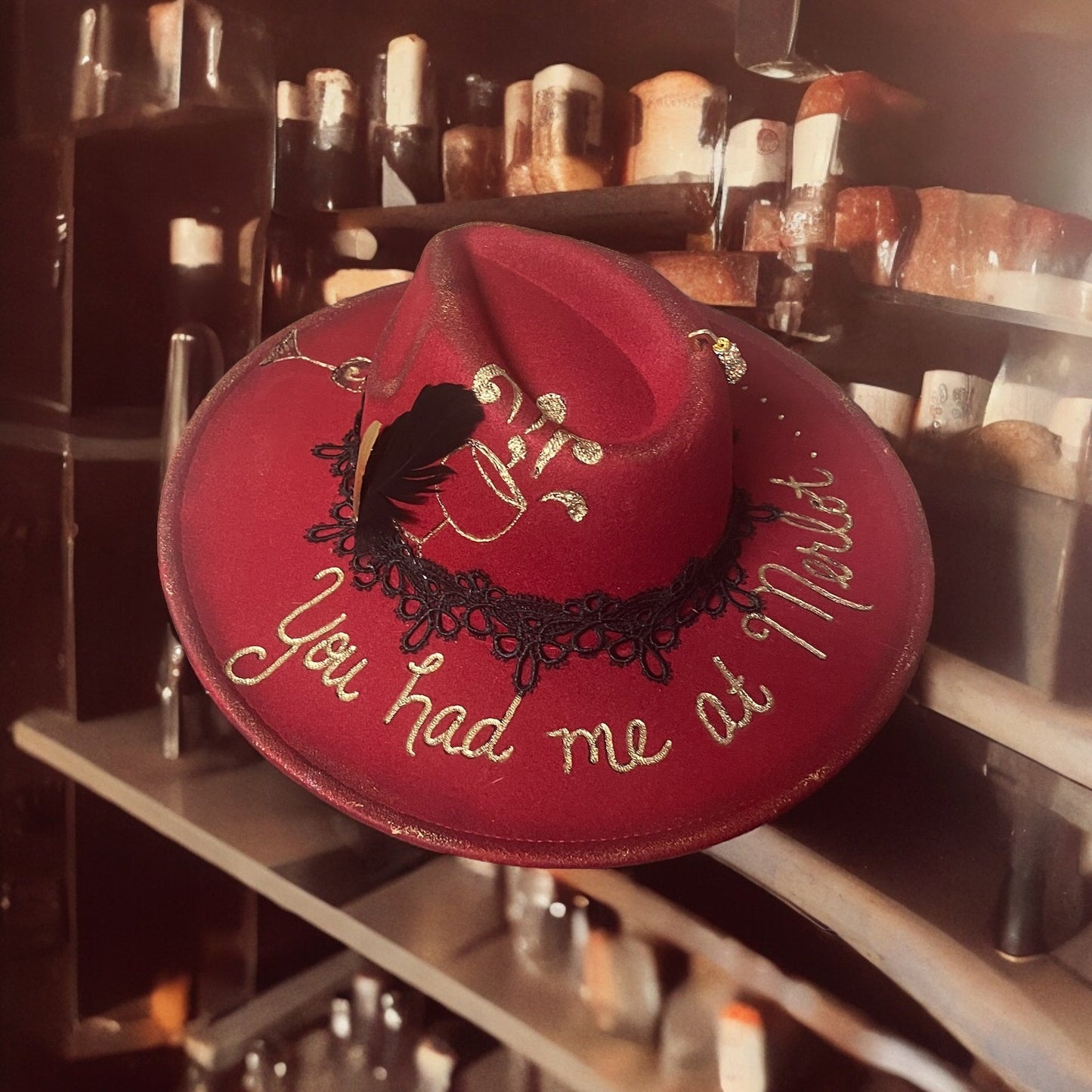 “You had me at Merlot” - Mad Gringa Hats & Boutique