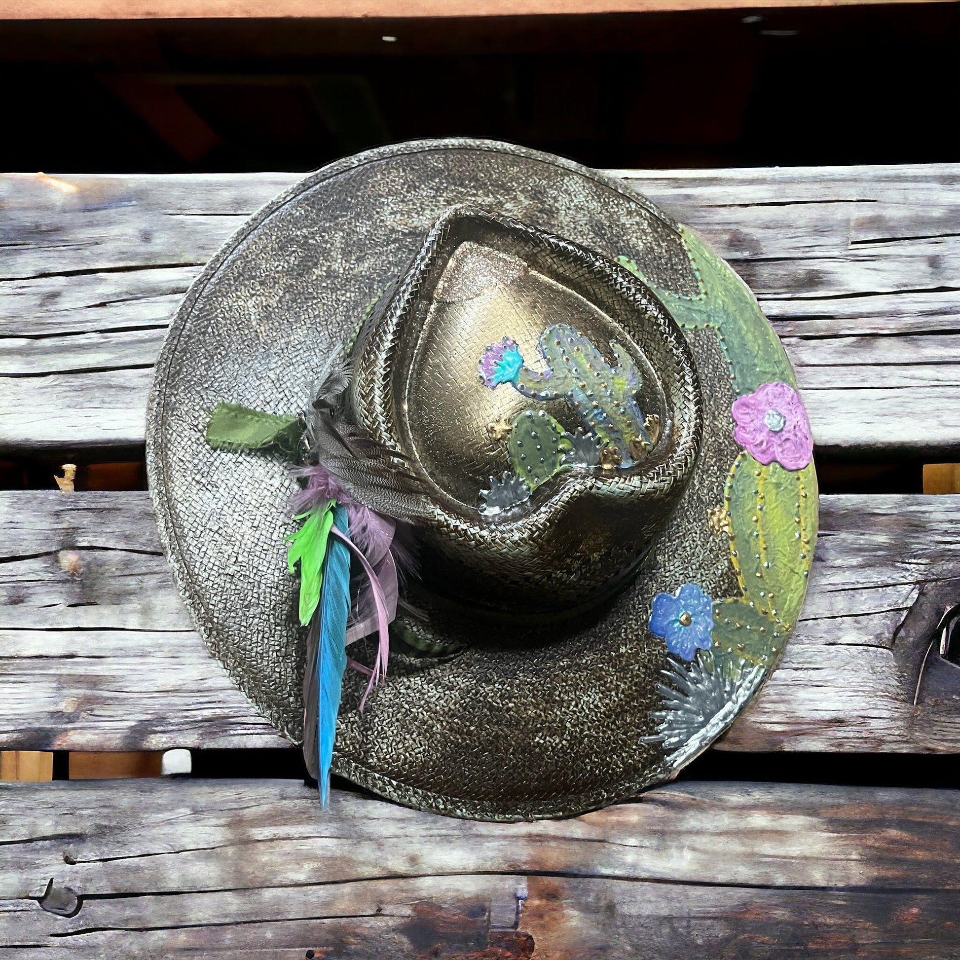 Cactus and Rust - Mad Gringa Hats & Boutique