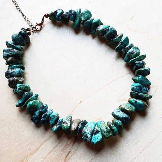 Chunky Turquoise Collar Necklace - Mad Gringa Hats & Boutique