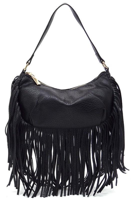 Fringe Shoulder Bag Hobo - Mad Gringa Hats & Boutique