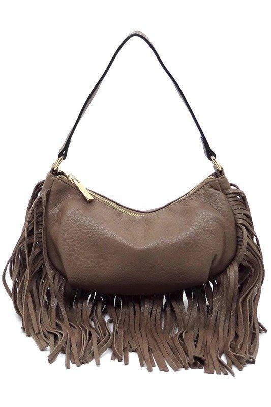 Fringe Shoulder Bag Hobo - Mad Gringa Hats & Boutique