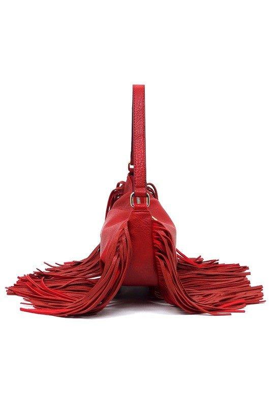 Fringe Shoulder Bag Hobo - Mad Gringa Hats & Boutique