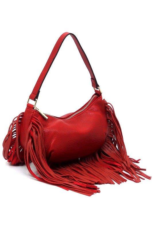 Fringe Shoulder Bag Hobo - Mad Gringa Hats & Boutique