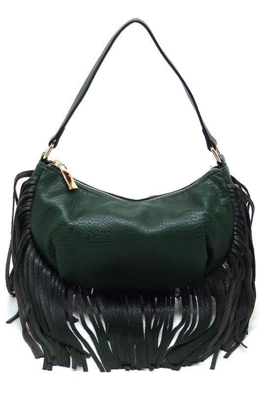 Fringe Shoulder Bag Hobo - Mad Gringa Hats & Boutique