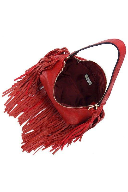 Fringe Shoulder Bag Hobo - Mad Gringa Hats & Boutique