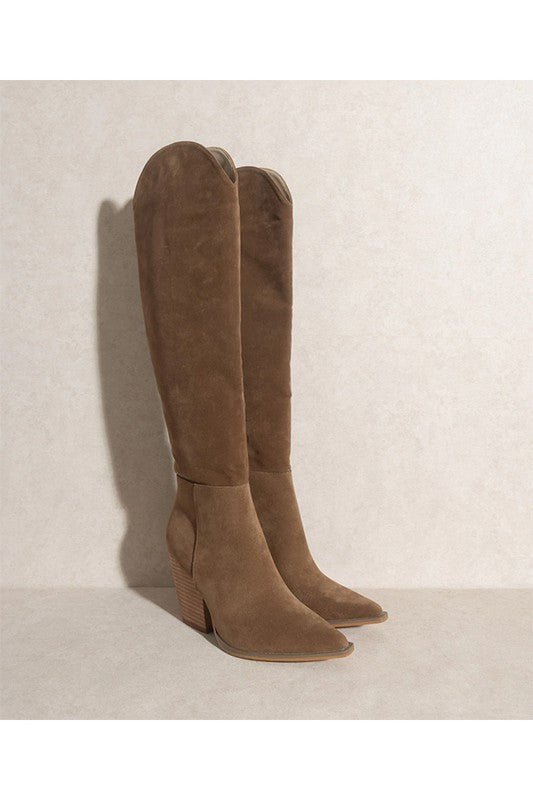 KNEE HIGH WESTERN BOOTS - Mad Gringa Hats & Boutique