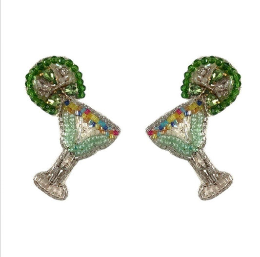 Margarita Bead Earrings - Mad Gringa Hats & Boutique