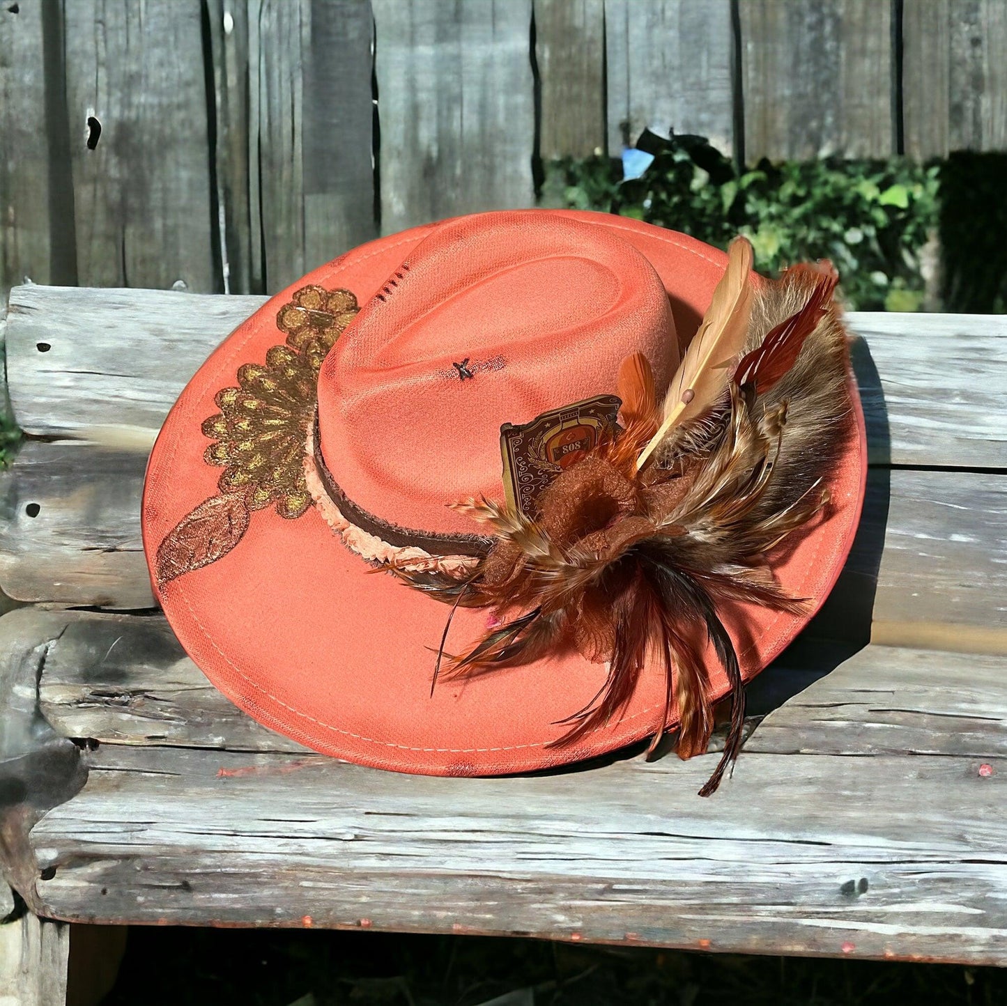 Punchy in Peach - Mad Gringa Hats & Boutique