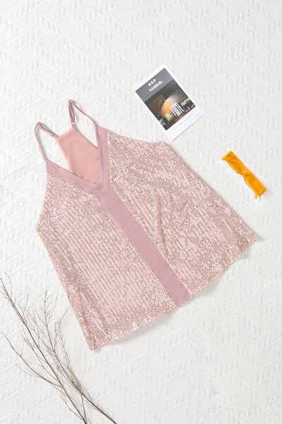 Sequin Racerback Tank - Mad Gringa Hats & Boutique