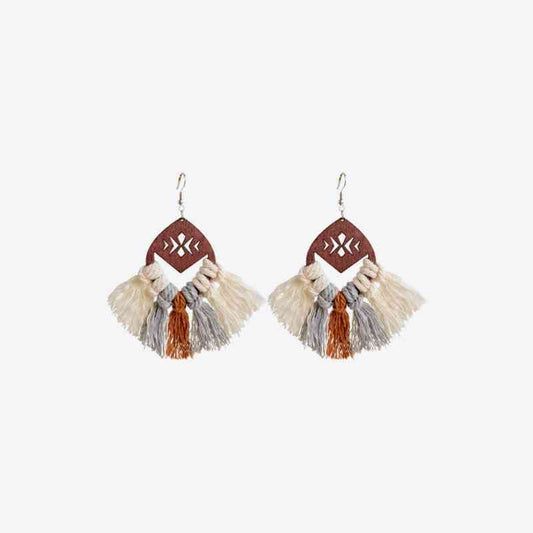 Tassel Detail Drop Earrings - Mad Gringa Hats & Boutique